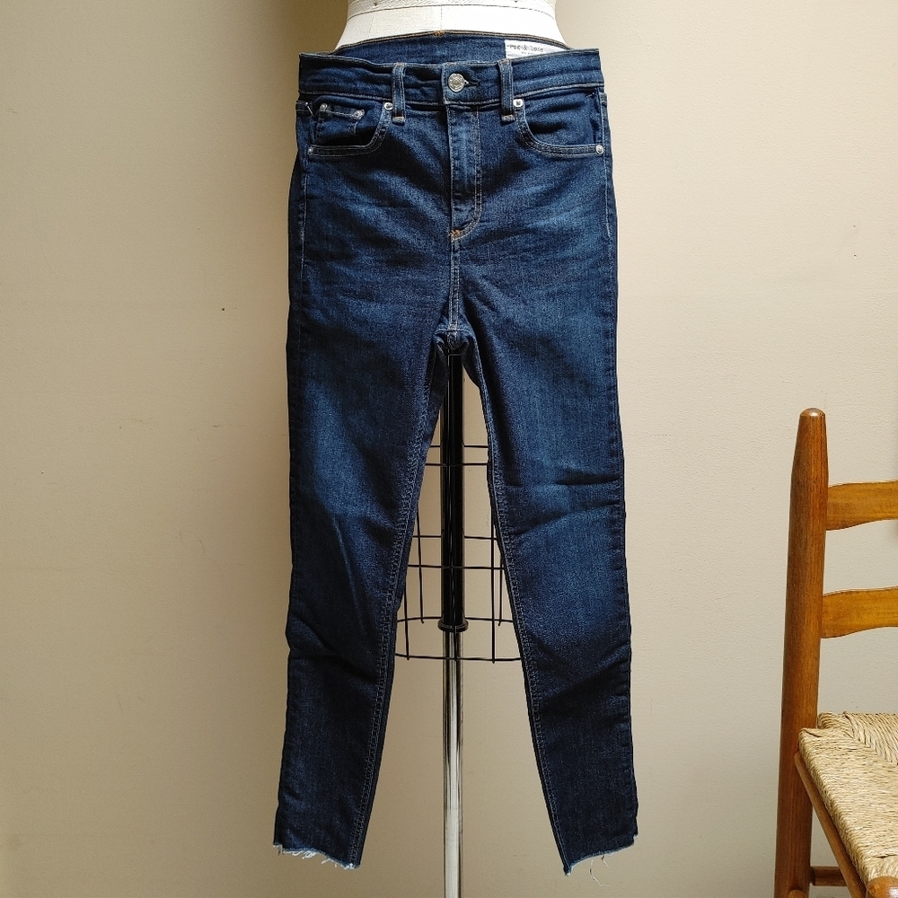 rag & bone 10 inch ankle skinny jeans 27